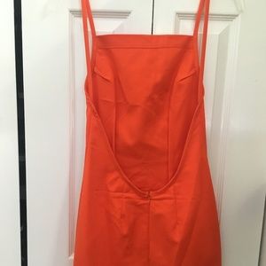 by the way.- Backless Orange Dress